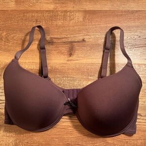 Adrienne Vittadini Purple Seamless Bra with Molded‎ Cups NWOT